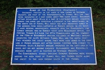 Army of the Tennessee Marker image. Click for full size.