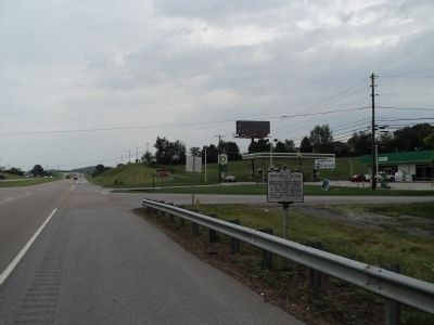 Marker on Andrew Johnson Highway image. Click for full size.