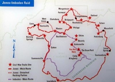 Jones-Imboden Raid Map image. Click for full size.