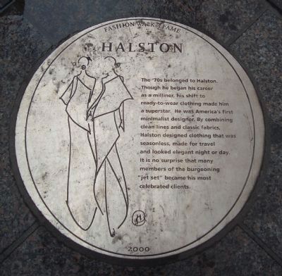 Halston Marker image. Click for full size.