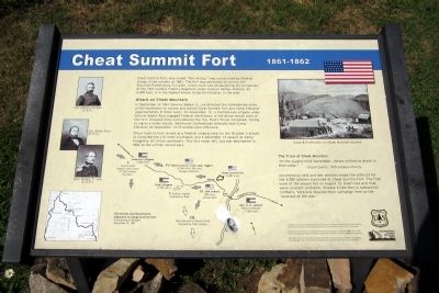 Cheat Summit Fort Marker image. Click for full size.