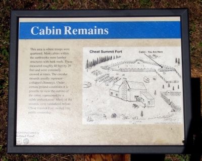 Cabin Remains Marker image. Click for full size.