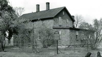 Cheney-Faulkner Cooper Home as it looked in 1958 image. Click for full size.