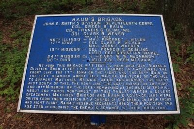 Raum's Brigade Marker. Click for full size. Raum's Brigade Marker image. Click for full size.