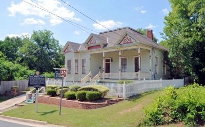 The Thomas House and the Alma Woodsey Thomas Marker, Side 1. Click for full size. The Thomas House and the Alma Woodsey Thomas Marker, Side 1 image. Click for full size.