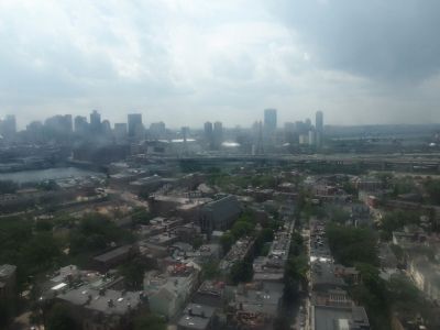 The Leonard P. Zakim Bunker Hill Bridge image. Click for full size.