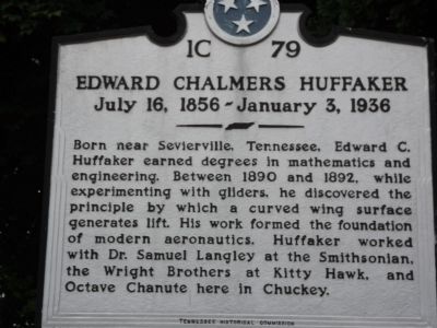 Edward Chalmers Huffaker Marker image. Click for full size.