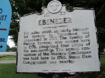 Ebenezer Marker image. Click for full size.
