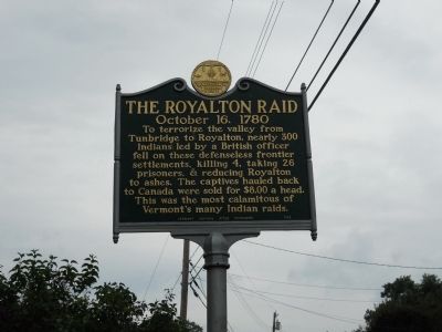 The Royalton Raid Marker image. Click for full size.