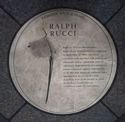 Ralph Rucci Marker image. Click for full size.