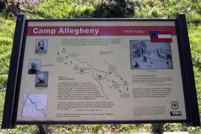 Camp Allegheny Marker image. Click for full size.