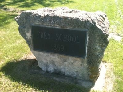 Frey School (1859) Marker image. Click for full size.