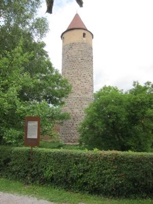 The Owls' Tower and Marker - wide view image. Click for full size.