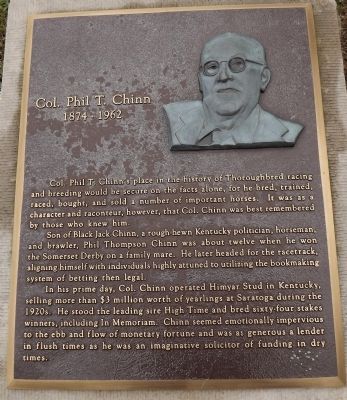 Col. Phil T. Chinn Marker image. Click for full size.