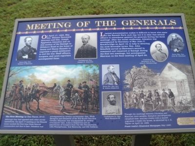 Meeting of the Generals Marker. Click for full size. Meeting of the Generals Marker image. Click for full size.