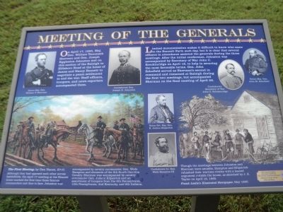 Meeting of the Generals Marker image. Click for full size.
