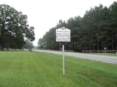Bingham School Marker. Click for full size. Bingham School Marker image. Click for full size.