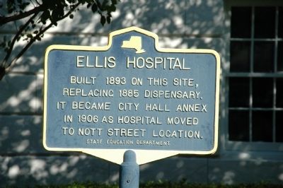 Ellis Hospital Marker image. Click for full size.