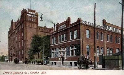Storz's Brewery Postcard image. Click for full size.