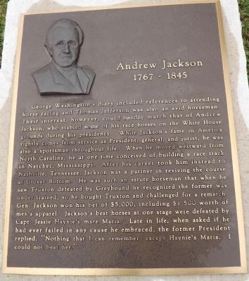 Andrew Jackson Marker image. Click for full size.