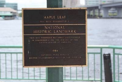 Maple Leaf Historical Landmark Plaque #94001650 image. Click for full size.