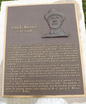 John E. Madden Marker image. Click for full size.
