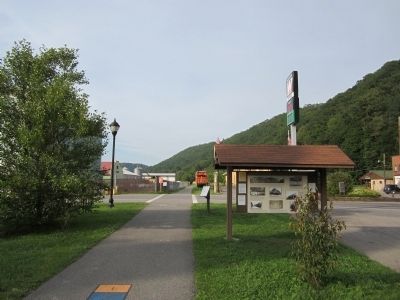Greenbrier River Trail in Marlinton. Click for full size. Greenbrier River Trail in Marlinton image. Click for full size.