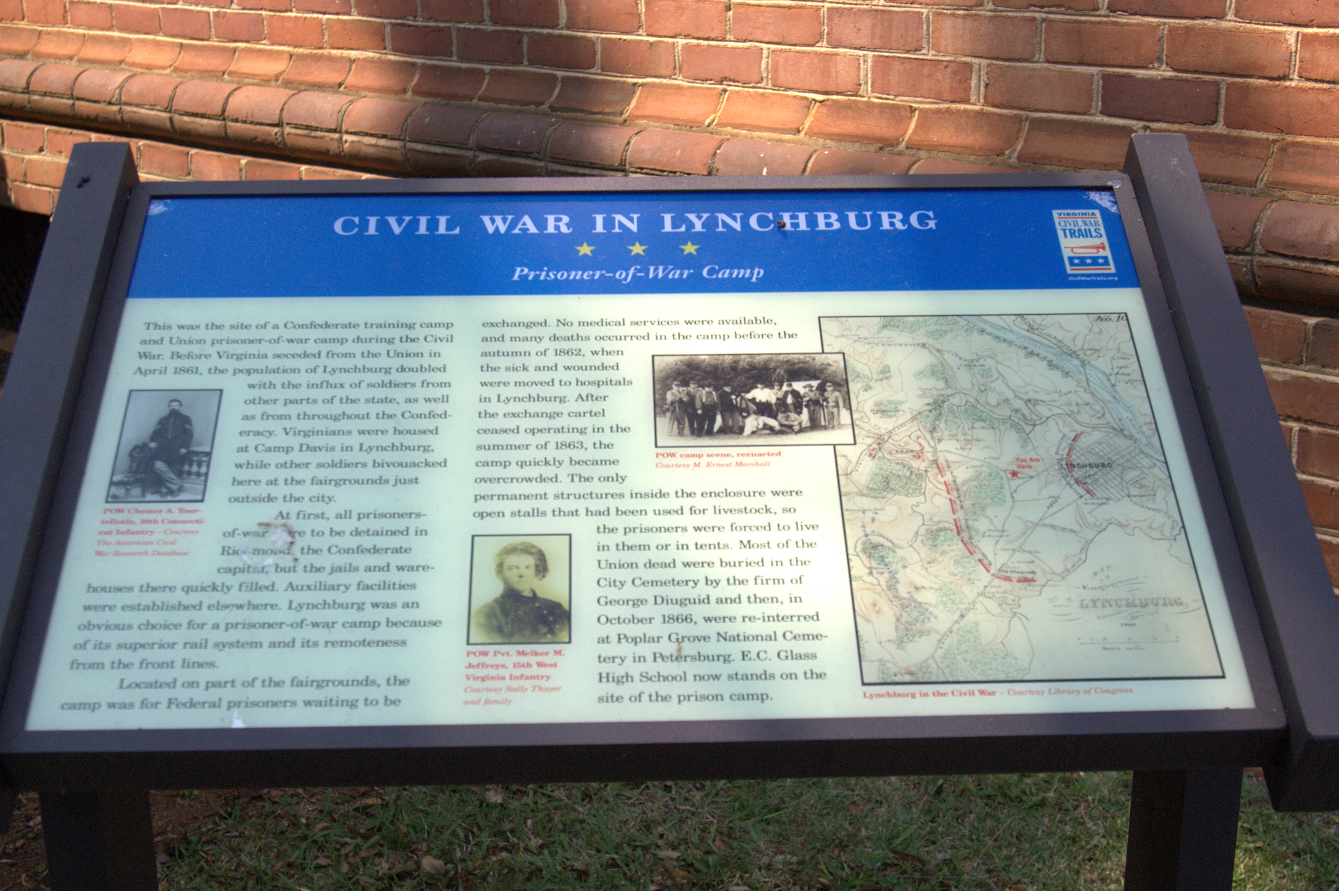 Civil War in Lynchburg Marker