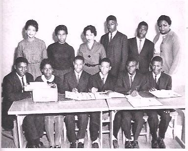 Class of 1962 Yearbook Staff. Click for full size. Class of 1962 Yearbook Staff image. Click for full size.