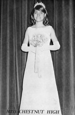 Miss Chestnut - 1970<br>(last graduating class). Click for full size. Miss Chestnut - 1970<br>(last graduating class) image. Click for full size.