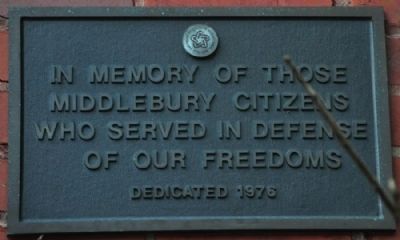 In Memory of those Soldiers Marker. Click for full size. In Memory of those Soldiers Marker image. Click for full size.
