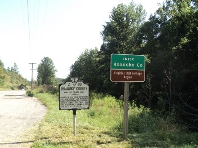 County Marker on US 220 image. Click for full size.
