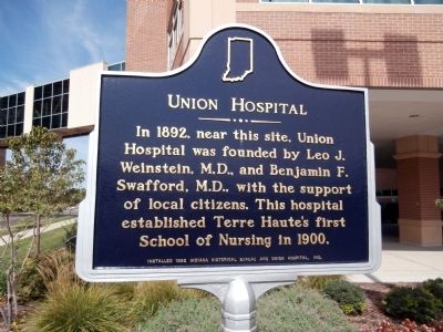 Union Hospital Marker image. Click for full size.
