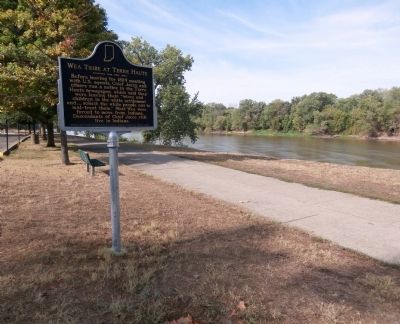 Other View - - Wea Tribe at Terre Haute Marker image. Click for full size.