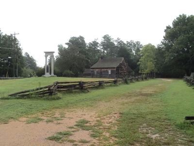 Marker at the Bennett House State Historic Site. Click for full size. Marker at the Bennett House State Historic Site image. Click for full size.