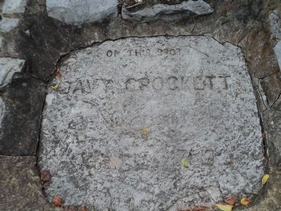 Davy Crockett’s Birthplace Marker image. Click for full size.