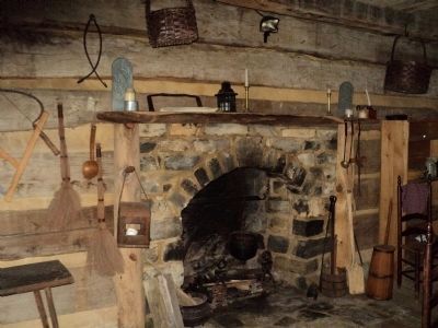 Inside Davy Crocketts Cabin image. Click for full size.