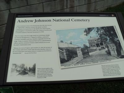 Andrew Johnson National Cemetery Marker image. Click for full size.