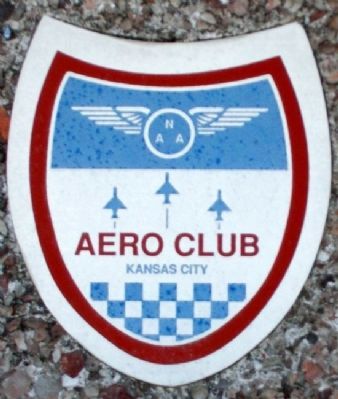 Aero Club of KC Emblem on Holland Marker image. Click for full size.