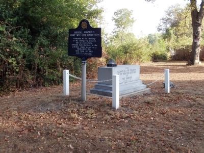 Wide View - - The Unknown Embattled Defenders of Fort Harrison Marker image. Click for full size.