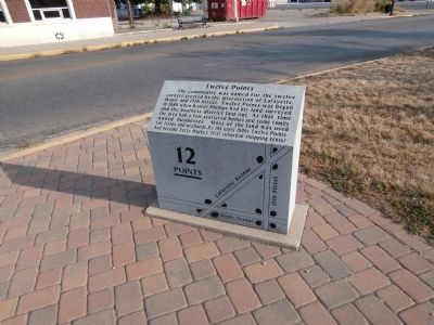 Wide View - - Twelve Points Marker image. Click for full size.