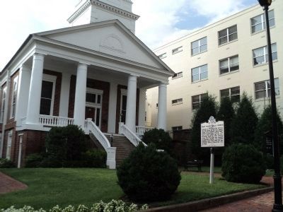 First Presbyterian Church Marker. Click for full size. First Presbyterian Church Marker image. Click for full size.