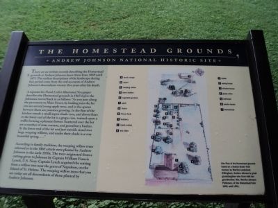 The Homestead Grounds Marker image. Click for full size.