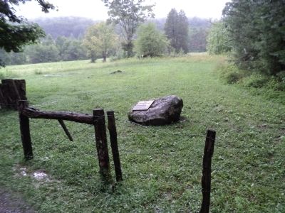 Marker on the Cades Cove Loop. Click for full size. Marker on the Cades Cove Loop image. Click for full size.