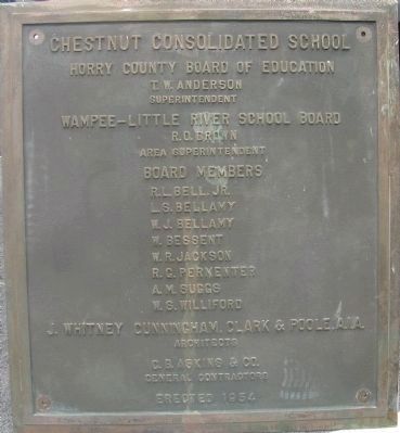Cornerstone - Chestnut Consolidated School. Click for full size. Cornerstone - Chestnut Consolidated School image. Click for full size.