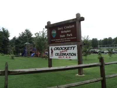 Davy Crockett Birthplace State Park image. Click for full size.