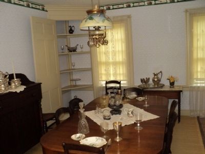 Dining Room in Andrew Johnson Home image. Click for full size.