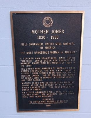 Mother Jones Marker image. Click for full size.