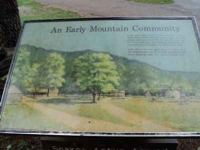 An Early Mountain Community Marker image. Click for full size.