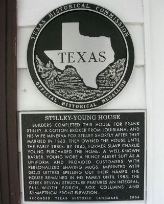 Stilley-Young House Marker image. Click for full size.